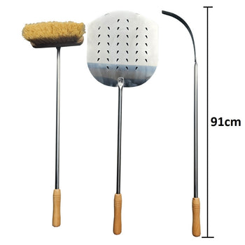 Pizza oven tool set